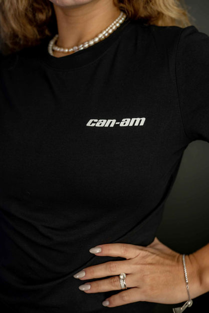 Picture of חולצה שחורה קצרה Can-Am